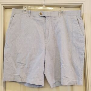 Men's Peter Millar Seersucker Flat Front Shorts Size 40